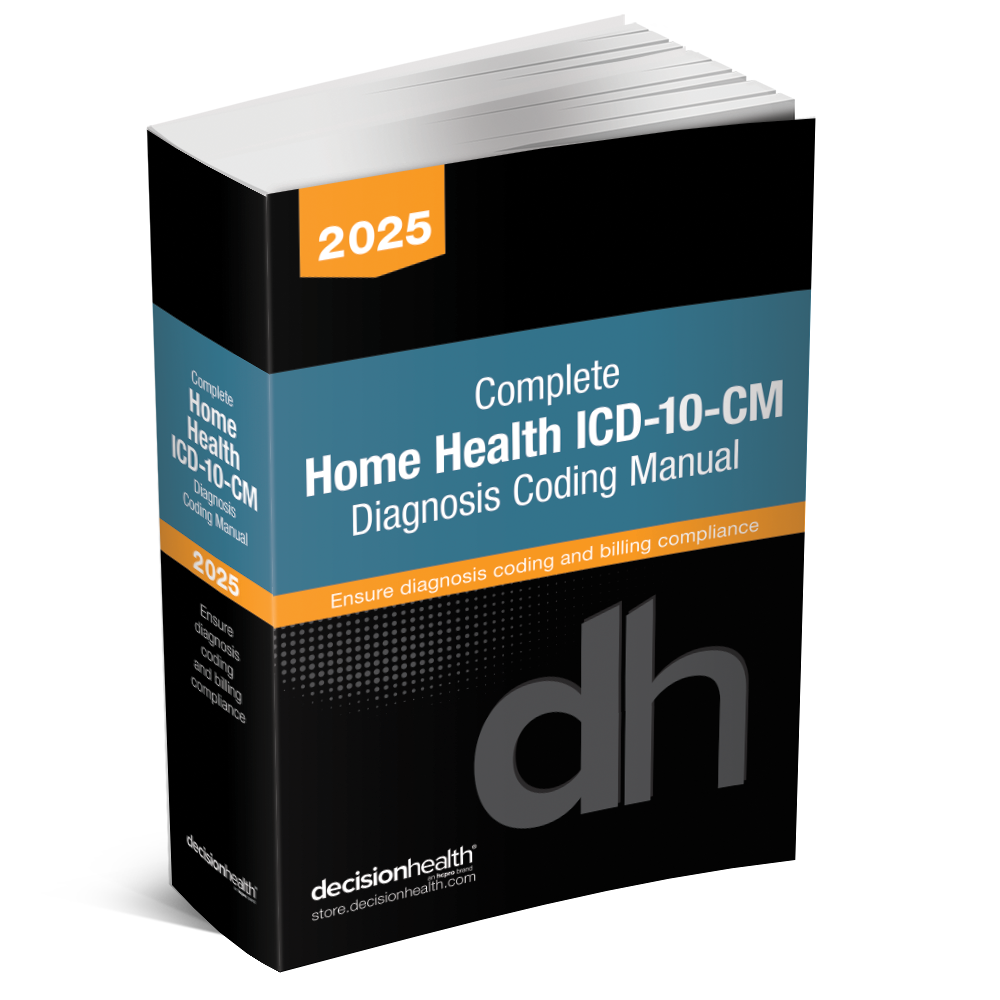 [PRE-ORDER] 2025 Complete Home Health ICD-10-CM Diagnosis Coding Manual