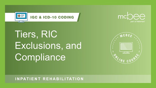 IRF: Tiers, RIC Exclusions, and Compliance