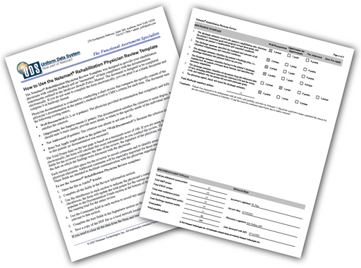 IRF: Rehabilitation Physician Review Template