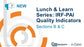 IRF: Lunch & Learn IRF-PAI Quality Indicators: Sections B & C