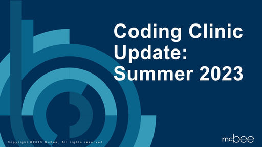 Coding Clinic Update: Summer 2023