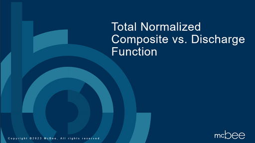 Total Normalized Composite vs Discharge Function