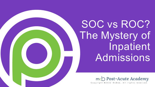 SOC or ROC? The Mystery of Inpatient Admissions